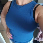 Ribbed Off-Shoulder Tank Top - Stylish Summer Casual Wear photo review