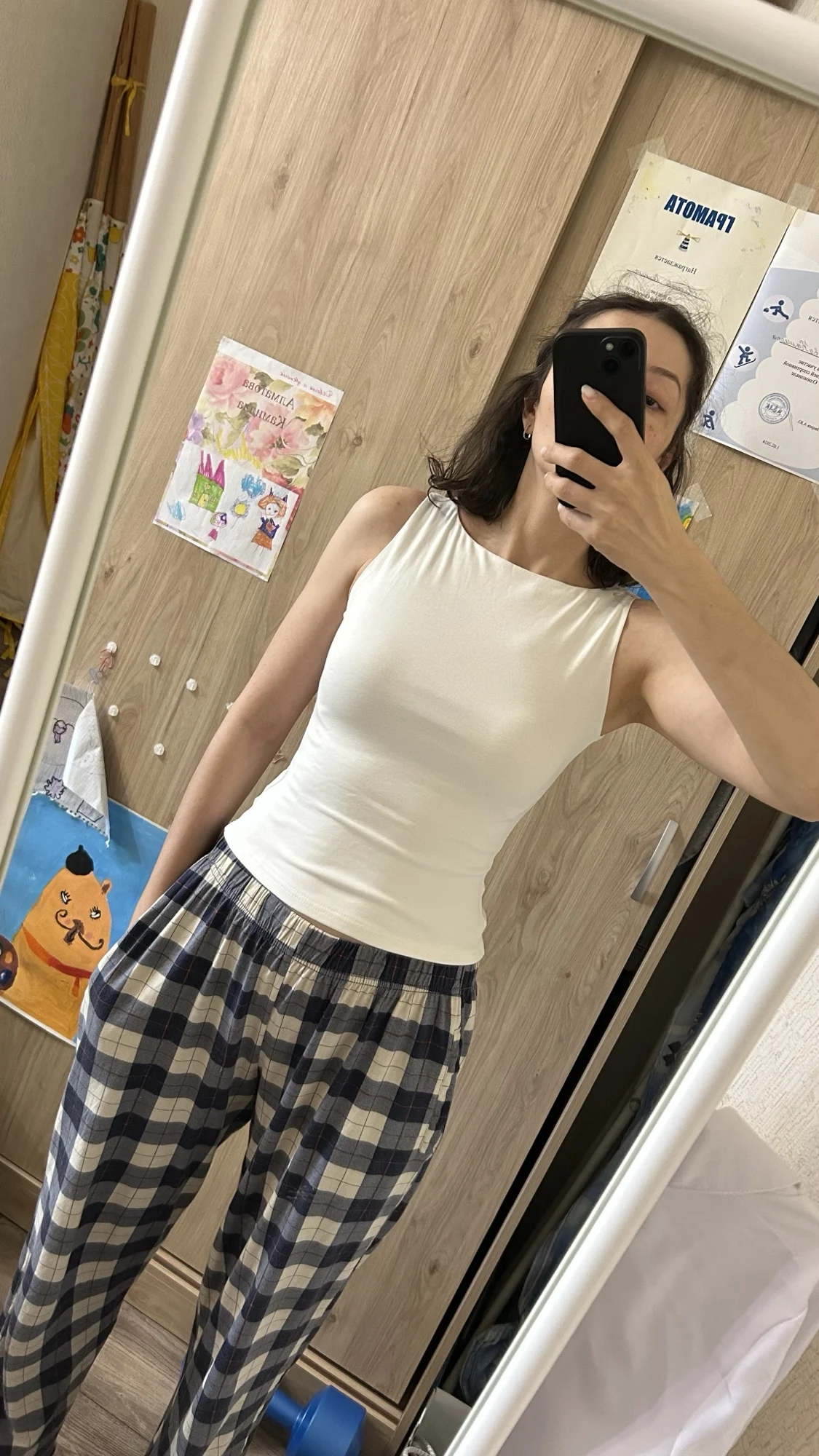 Luxurious Double Layer Boat Neck Tank Top - Soft Stretch Fit photo review