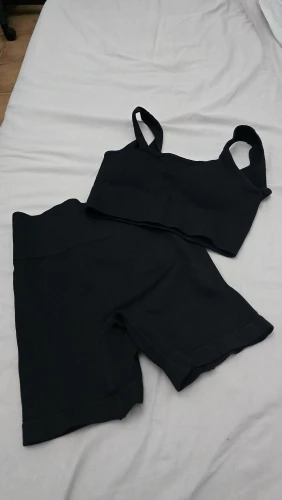 Luxurious Ribbed Yoga Set for Ultimate Comfort & Style photo review