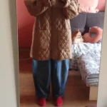 Vintage Brown Cotton Blazer - Office Ready Winter Coat photo review