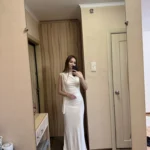 Asymmetric One-Shoulder Sweetheart Dress - Ankle Length Empire photo review