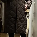 Stylish Women's Winter Down Coat with Fur Collar & Buttons photo review