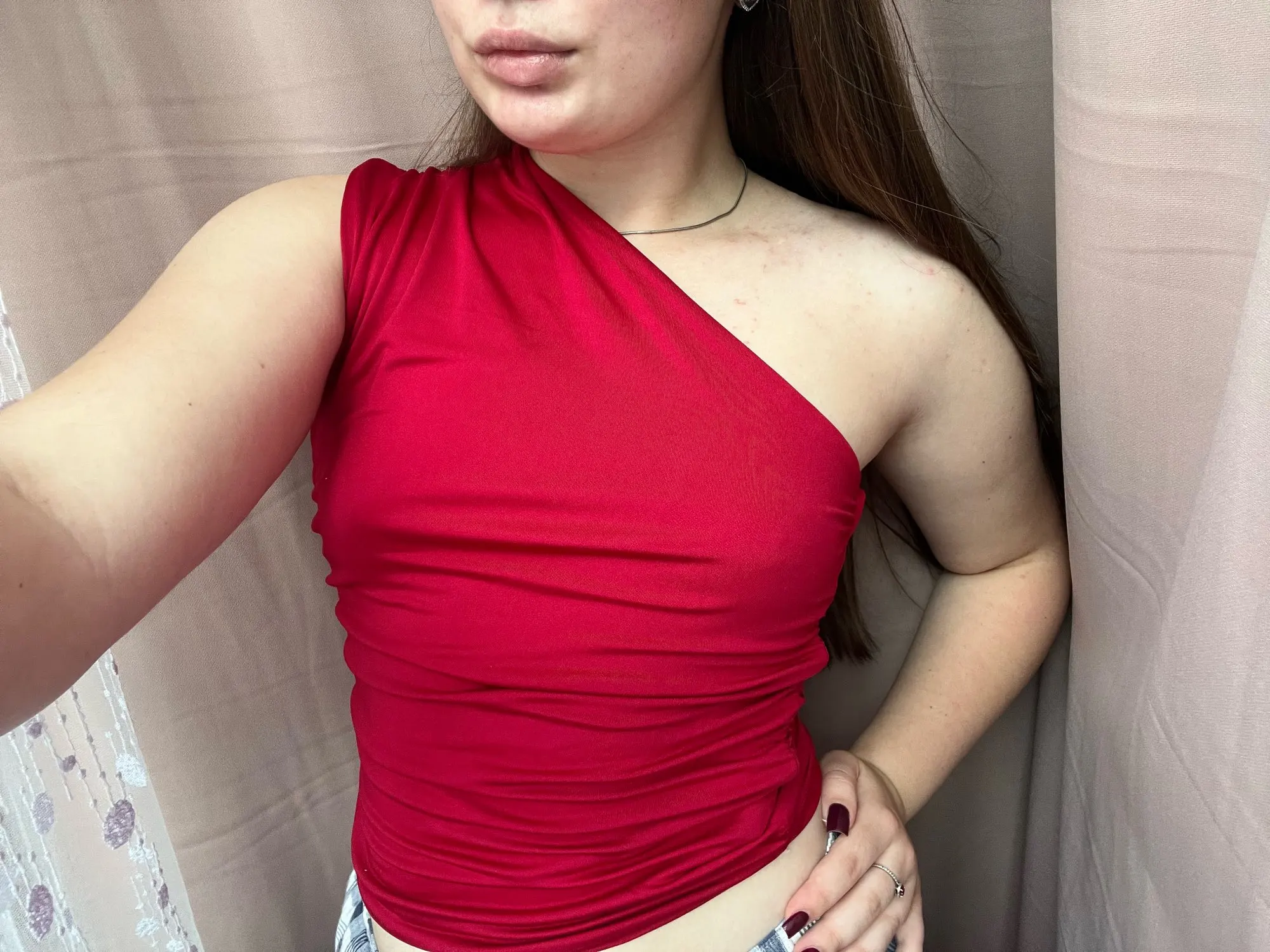 Stunning One-Shoulder Backless Tank in Candy Colors - Summer Ready photo review