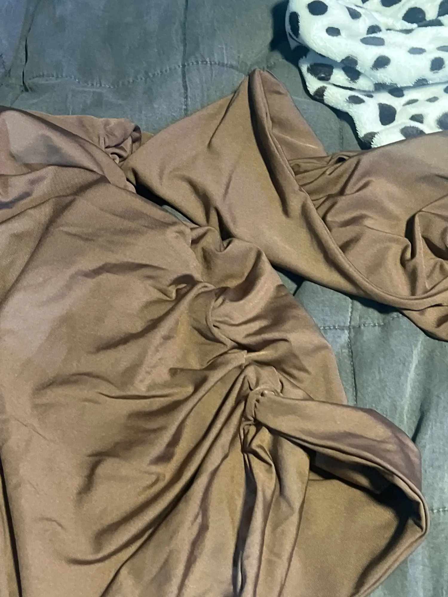 Stunning One-Shoulder Hollow-Out Mini Dress for Party Nights photo review