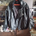 Luxe Brown Oversized Faux Leather Jacket - Bold Style Statement photo review