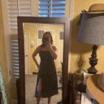 Backless Polka Dot A-Line Midi Dress - Boho Summer Style photo review