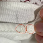 Trendy White Knitted Tee with Patch - Summer Style Essential photo review