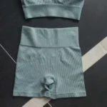 Luxurious Ribbed Yoga Set for Ultimate Comfort & Style photo review