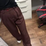 Luxe Pleated Wide Leg Pants - Professional Office Trousers photo review