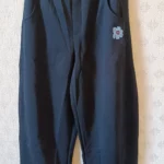 Velvet Green Embroidered Sweatpants for Trendy Comfort photo review