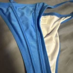 Leopard Print Triangle Bikini with Bandage Detail photo review