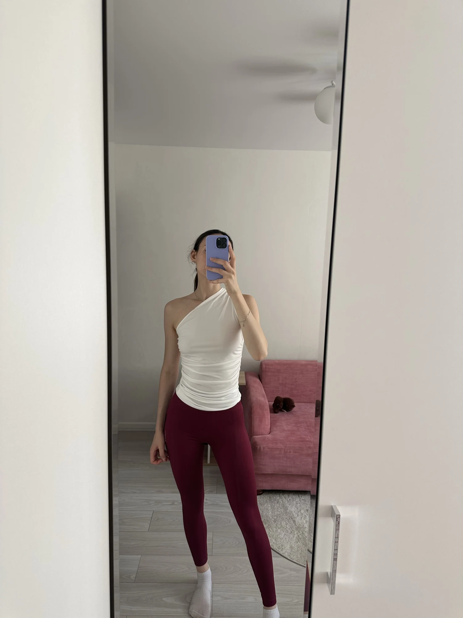 Asymmetrical Pleated Tank Top - Luxe Summer Off-Shoulder Style photo review