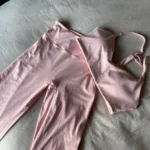Luxurious 3 PCS Women's Yoga Set - Stylish & Functional Activewear photo review