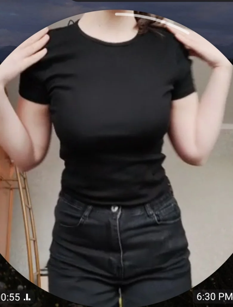 Retro Y2 K Crop Top - Stretchy Cotton Blend Summer Essential photo review
