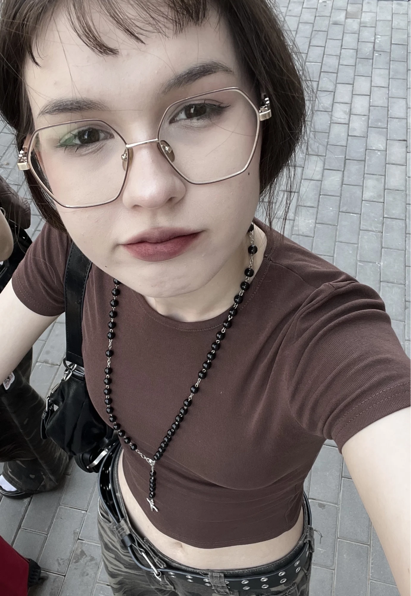 Retro Y2 K Crop Top - Stretchy Cotton Blend Summer Essential photo review