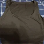 Trendy Black Y2 K Crop Tank - Stretchy Cotton Summer Essential photo review