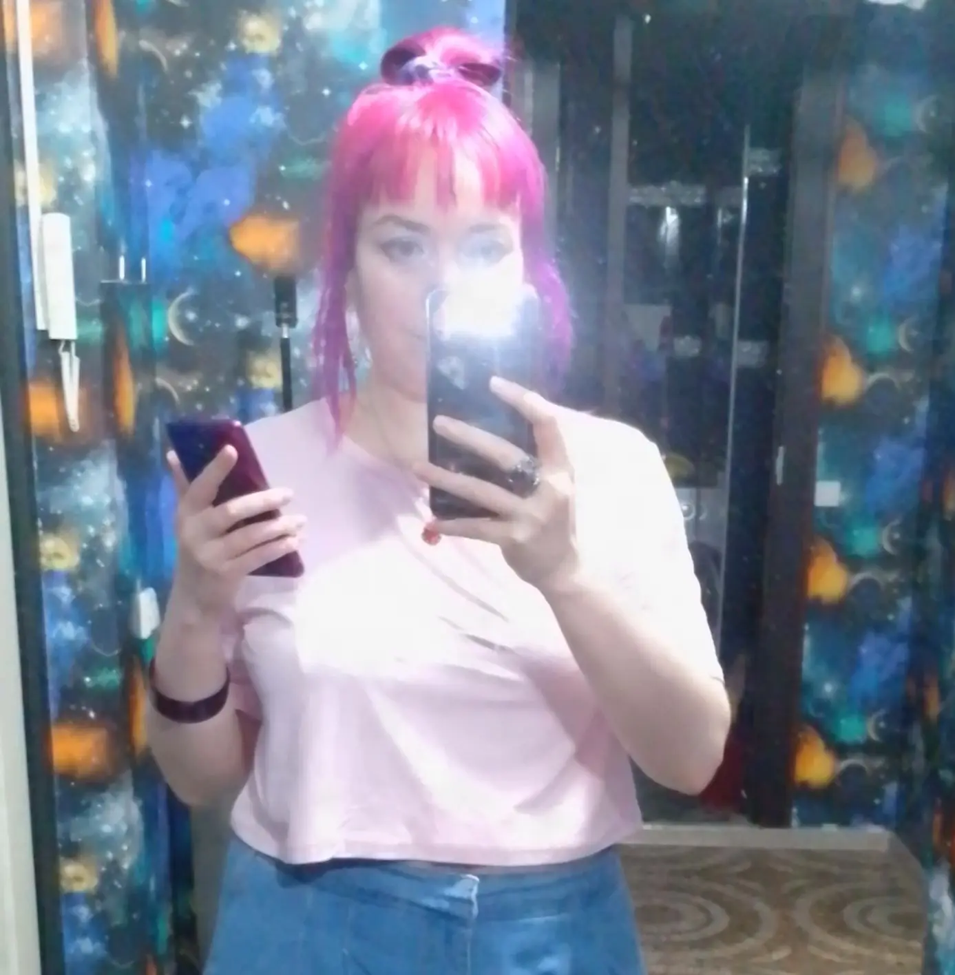 Y2 K Harajuku Pink Crop Tee - Trendy Summer Streetwear photo review