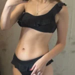 One-Shoulder Ruffle Bikini Set - Push Up Brazilian Style photo review