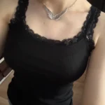 Luxe Sleeveless Lace Tank Top for Effortless Summer Style photo review