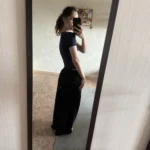 Retro Y2 K Crop Top - Stretchy Cotton Blend Summer Essential photo review