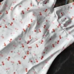 Cherry Print Backless Bodycon Mini Dress for Summer Elegance photo review