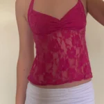Ella Lace Halter Crop Top photo review