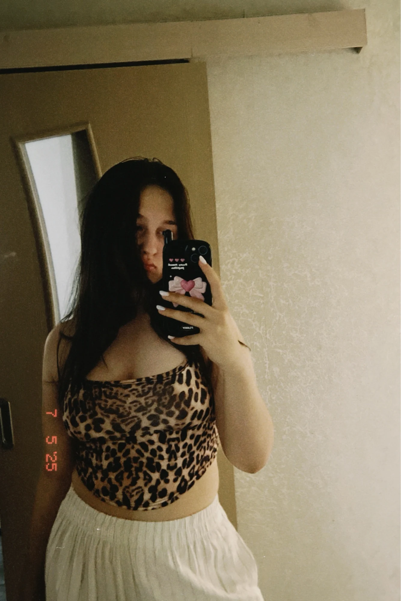 Backless Leopard Print Tank Top for Stylish Summer Nights photo review