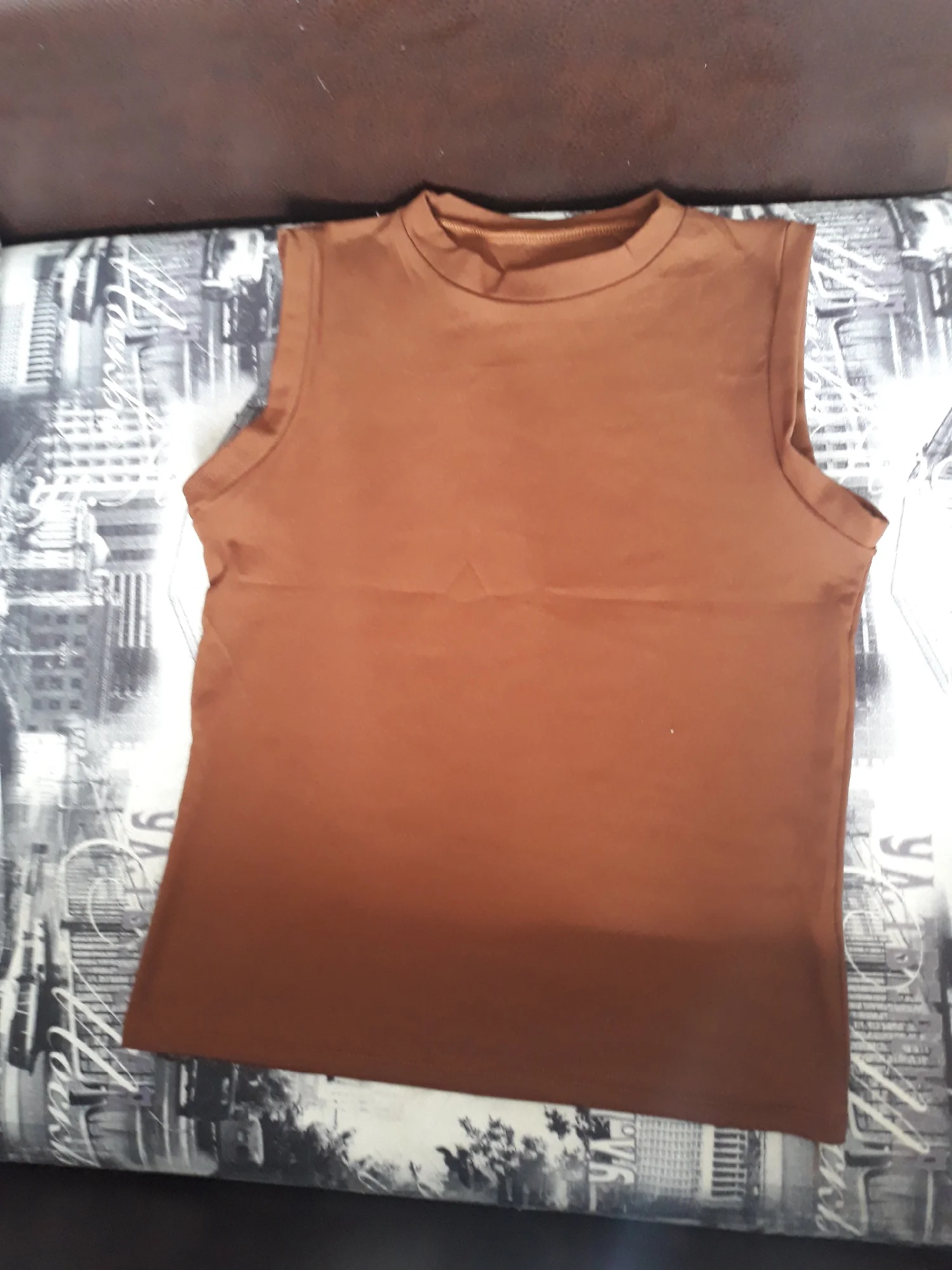 Colorful Cotton Camisole for Women - Sleeveless Side Coverage photo review