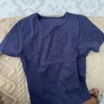 Retro Y2 K Crop Top - Stretchy Cotton Blend Summer Essential photo review