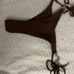 Stylish Solid Colour Triangle Bikini Set with Slim Fit photo review