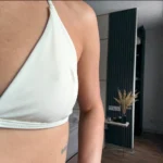 Stylish Solid Colour Triangle Bikini Set with Slim Fit photo review