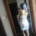 Elegant Backless Spaghetti Strap Mini Dress for Nightlife photo review