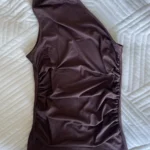 Asymmetrical Pleated Tank Top - Luxe Summer Off-Shoulder Style photo review