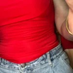 Luxe V-Neck Ribbon Tank Top - Stretch Comfort Summer Essential photo review