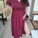 Backless Polka Dot A-Line Midi Dress - Boho Summer Style photo review