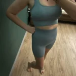 Luxurious Ribbed Yoga Set for Ultimate Comfort & Style photo review