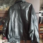 Luxe Brown Oversized Faux Leather Jacket - Bold Style Statement photo review