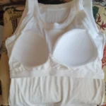 Women's Summer Sleeveless Tank Top with Built-in Bra photo review