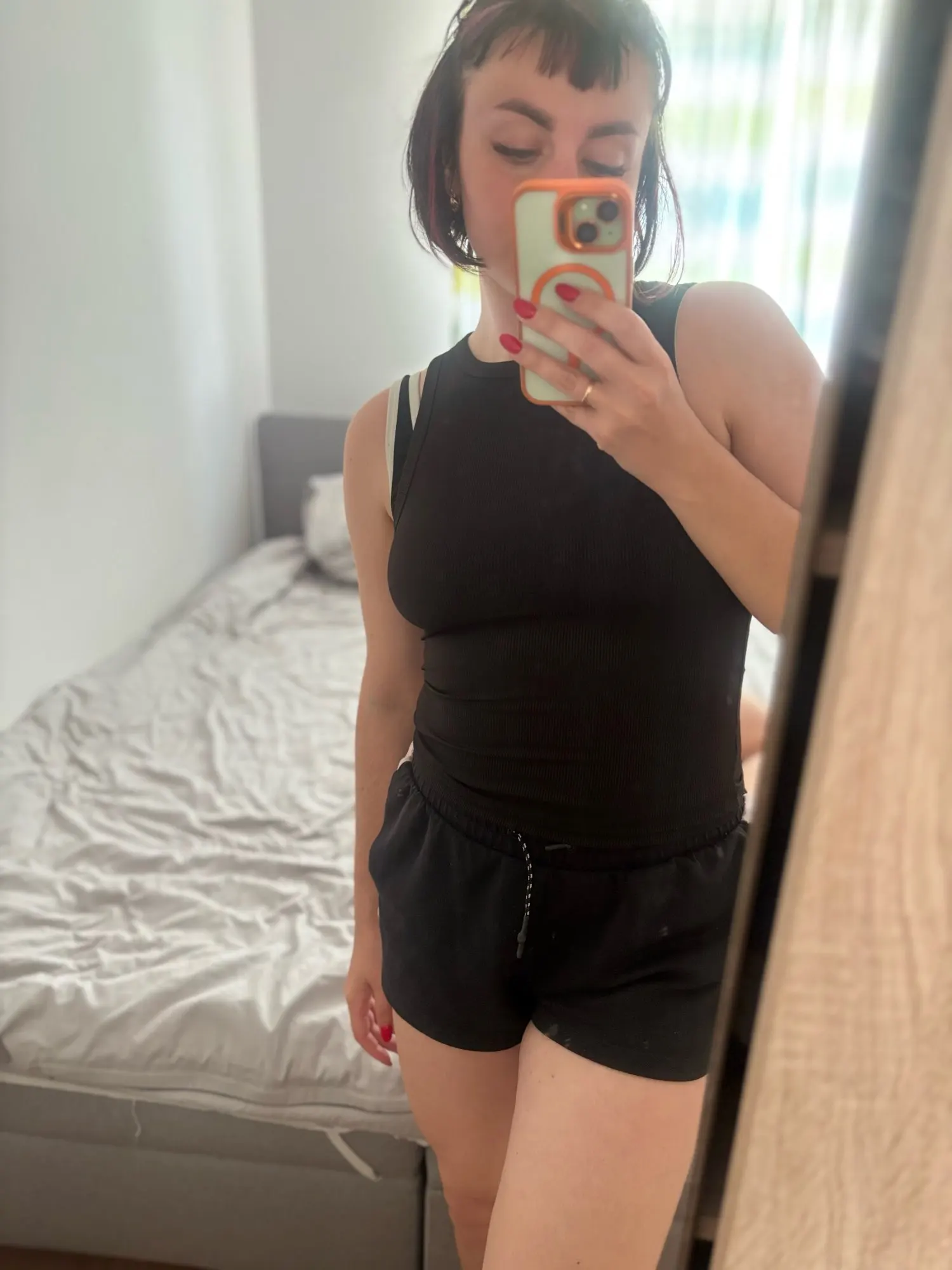 Ribbed Off-Shoulder Tank Top - Stylish Summer Casual Wear photo review