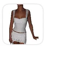 Stunning White Lace Off-Shoulder Bodycon Dress for Summer photo review