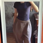 Retro Y2 K Crop Top - Stretchy Cotton Blend Summer Essential photo review