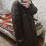 Stylish Women's Winter Down Coat with Fur Collar & Buttons photo review