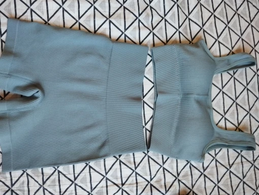 Luxurious Ribbed Yoga Set for Ultimate Comfort & Style photo review