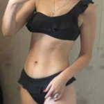 One-Shoulder Ruffle Bikini Set - Push Up Brazilian Style photo review