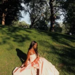 Elegant Yellow Strapless Pleated Dress for Special Occasions photo review