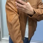 Stylish Suede Leather Jacket for Trendy Autumn Outings photo review