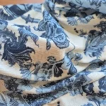 Luxe Polyester Spandex Crop Tank - Blue Champagne Summer Top photo review