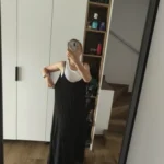 Stunning Backless V-Neck Maxi Dress - Summer Evening Elegance photo review