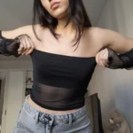 Breathable Black Mesh Corset Top - Summer Streetwear Essential photo review