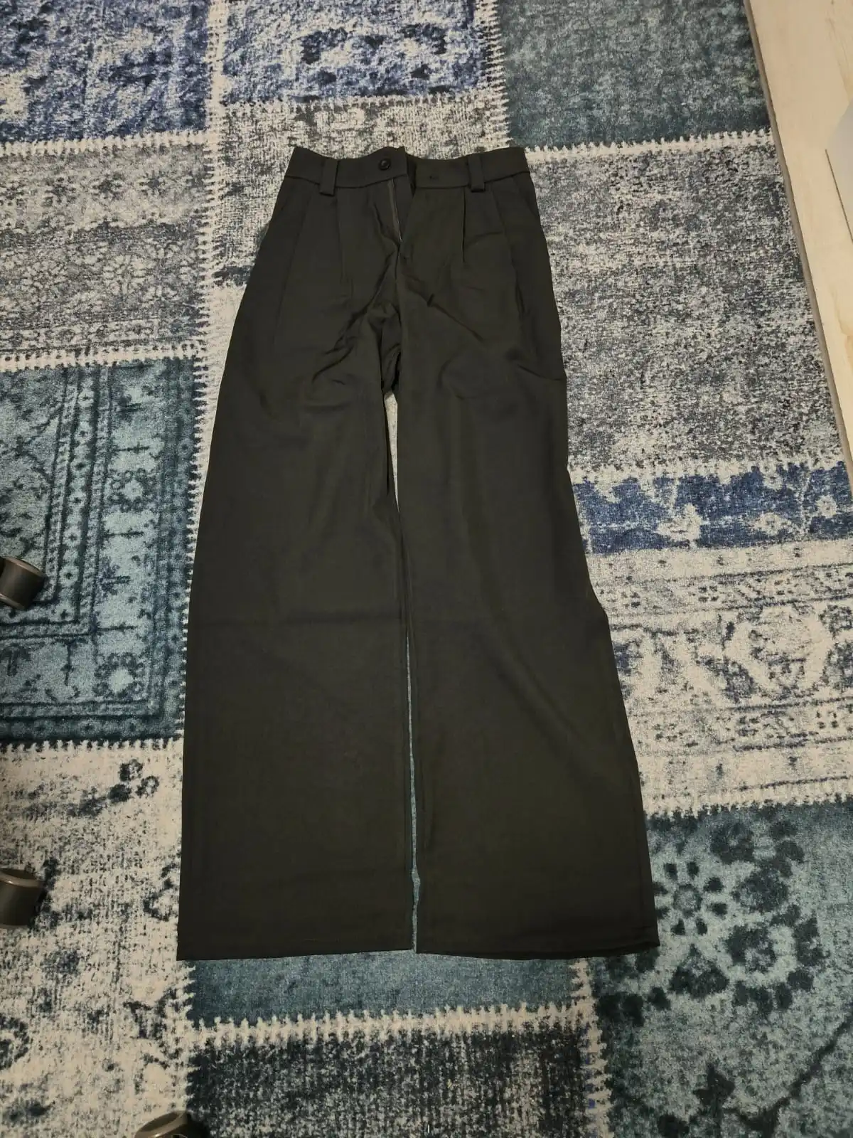 Luxe Pleated Wide Leg Pants - Professional Office Trousers photo review